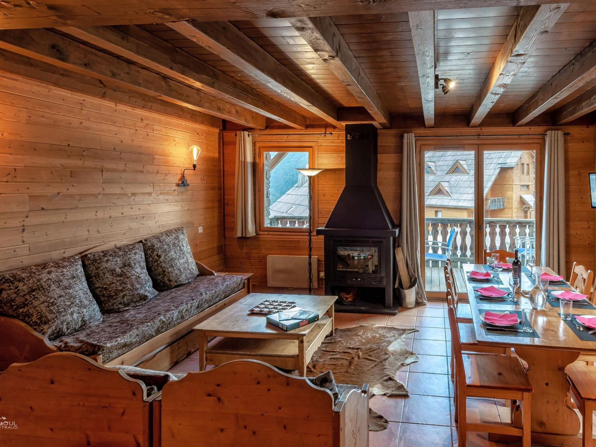 Chalet En Bois Avec 3 Chambres A Pra Loup - Fr-1-165A-47 Uvernet-Fours Kültér fotó